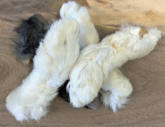 Rabbit feet (with fur) 250g